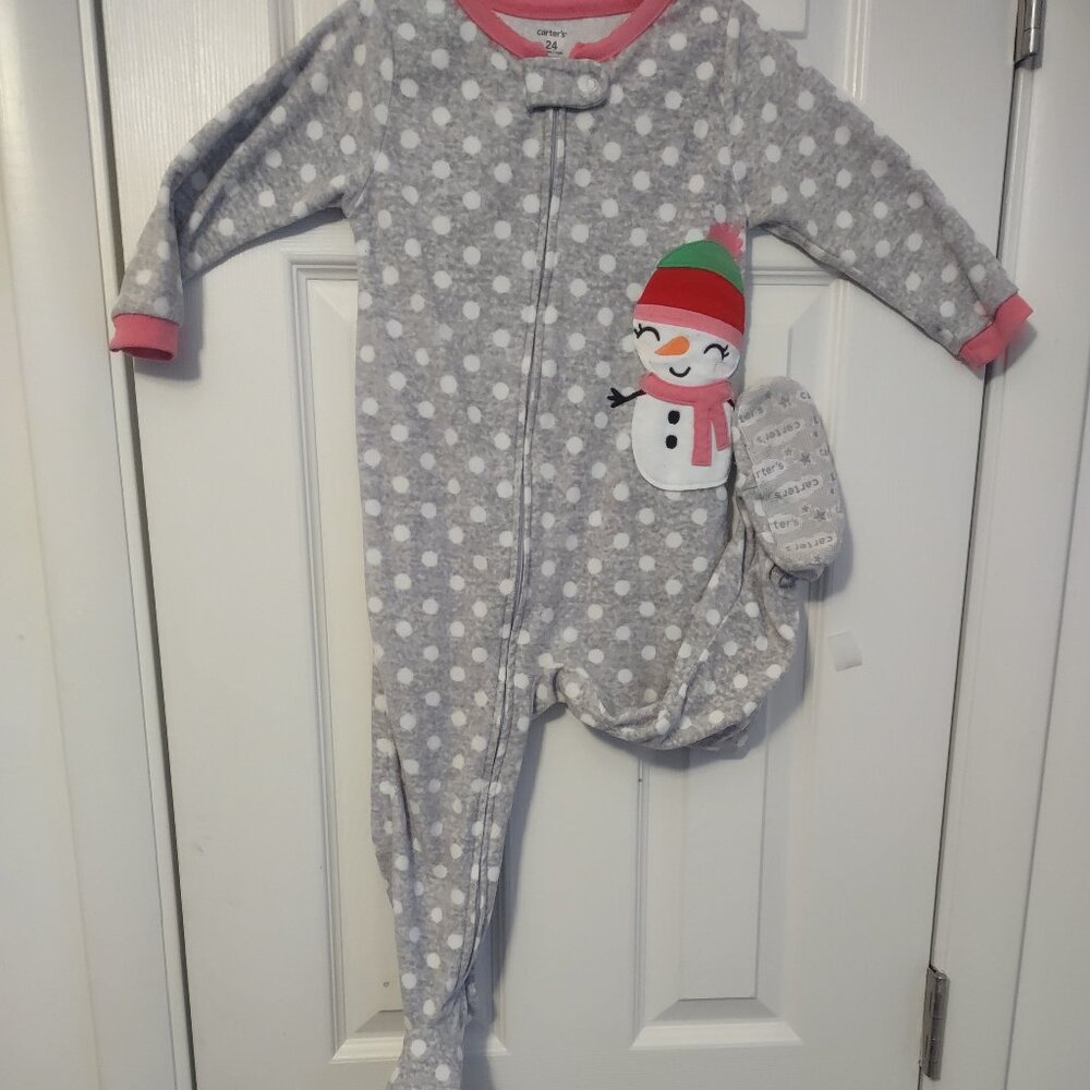 footie pajamas, girls